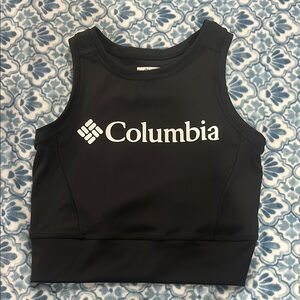 Columbia Black Cropped Tank